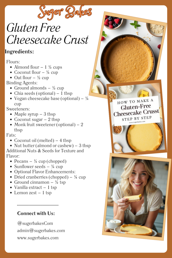 How to Make a Gluten Free Cheesecake Crust Step by Step