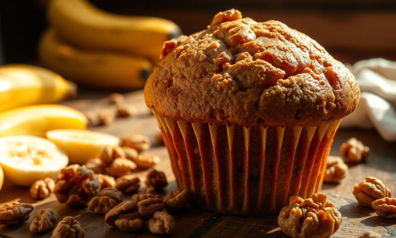 banana walnut muffin recipe