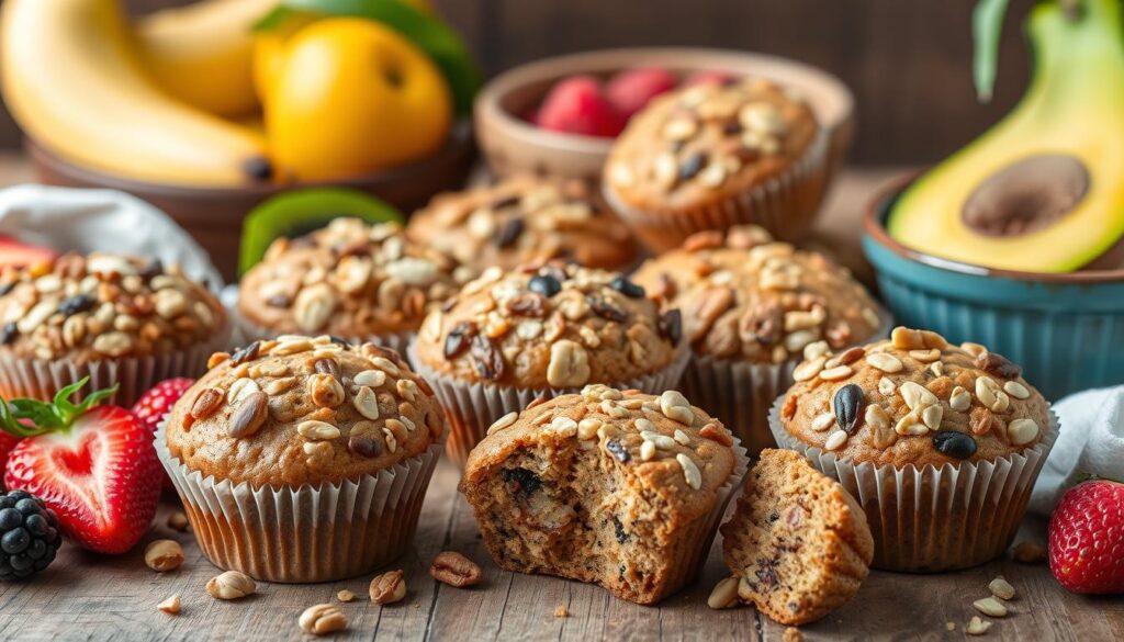 healthy breakfast muffins protein