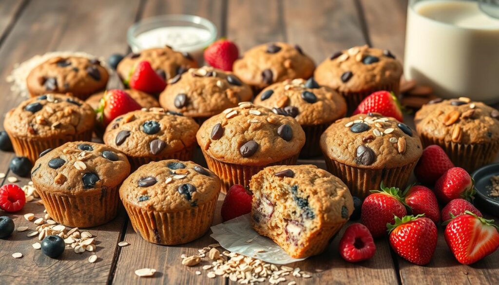 healthy protein muffins