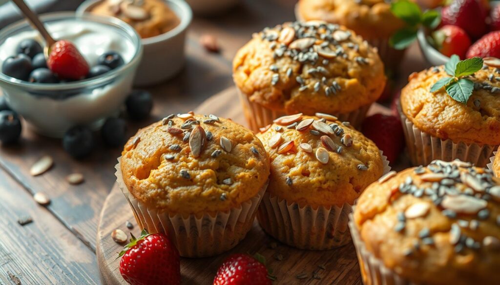 healthy protein muffins