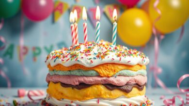 ice cream birthday cake