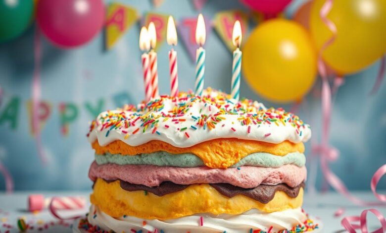 ice cream birthday cake