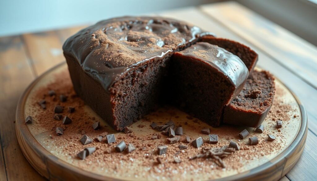 moist chocolate pound cake