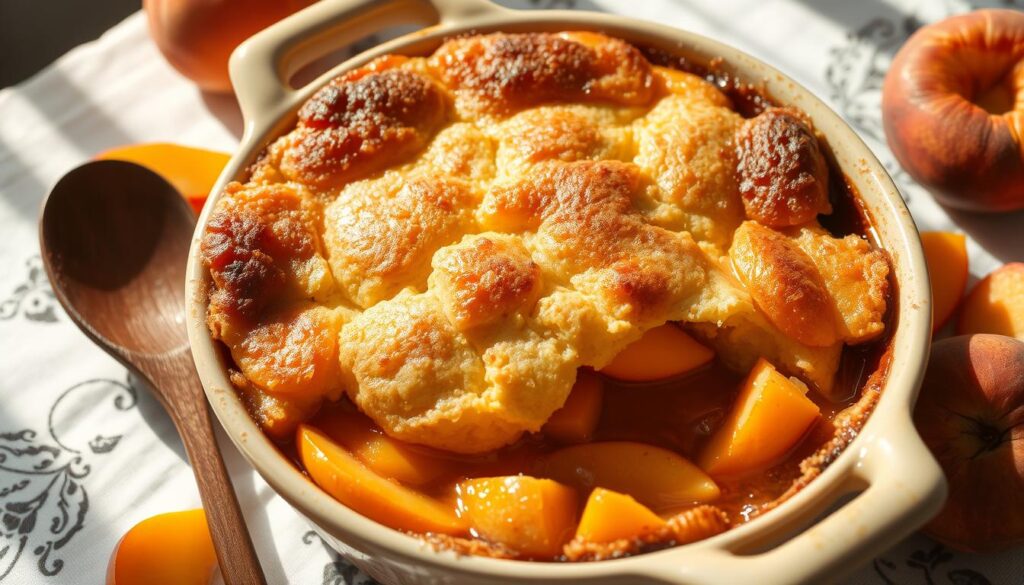 peach cobbler