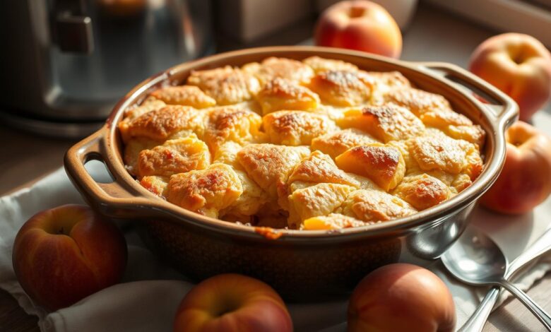 peach cobbler with cake mix