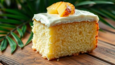 Delicious pineapple cake using mix