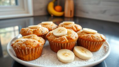 protein powder banana muffins