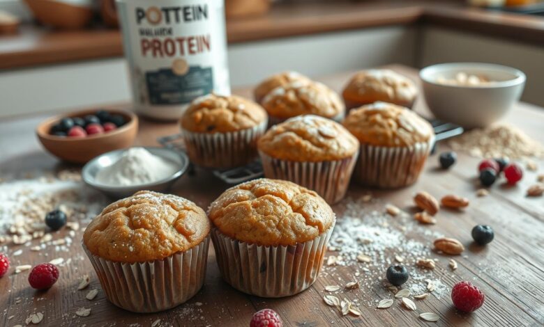 protein powder muffins