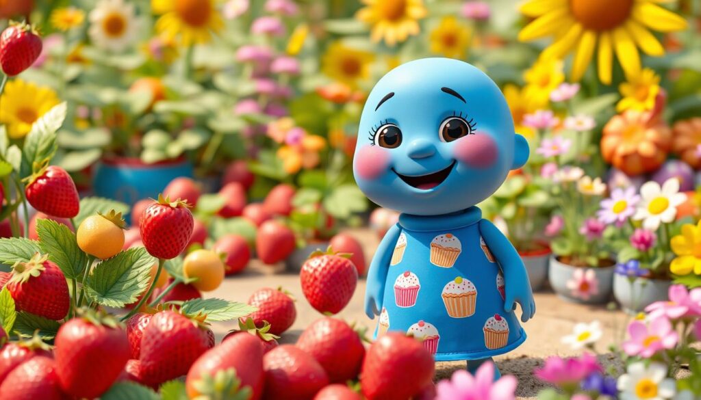 strawberry shortcake blue character