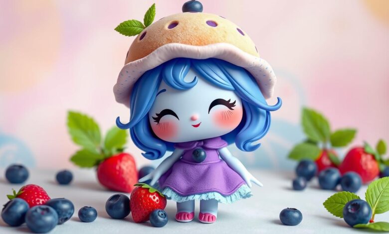 strawberry shortcake character blue