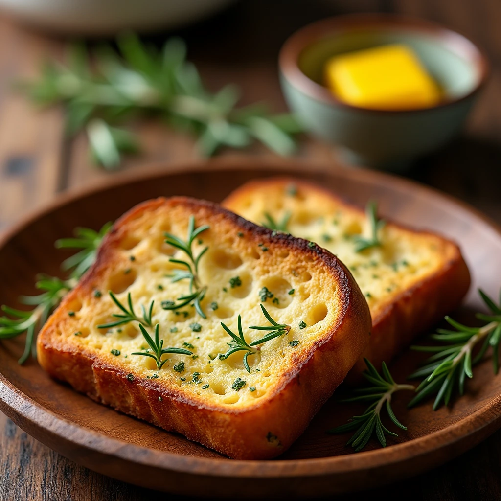 Savory Garlic and Herb Milk Toast