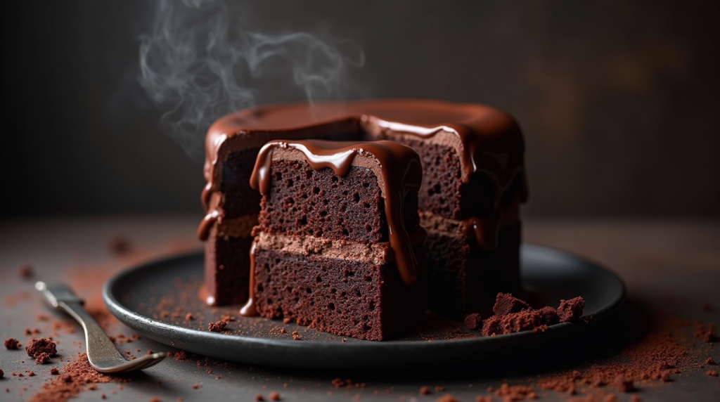 Rich Chocolate Fudge Cake