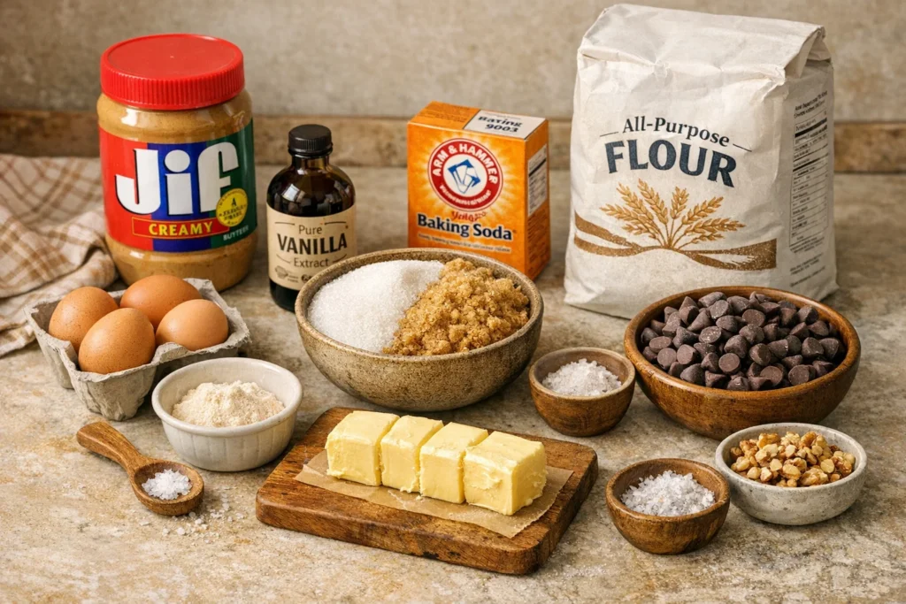 Peanut butter and chocolate chip cookies recipe ideas