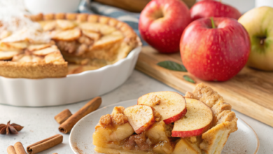 Sliced apples coated in cinnamon and sugar simmer in a pot to make easy homemade apple pie filling from scratch.